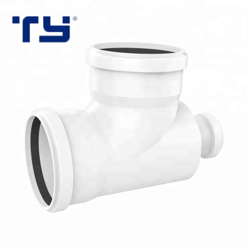 Drainage pvc pipes fittings bottle saddle Reducing Sanitary Tee